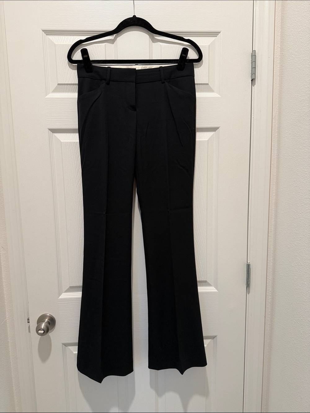 Theory Black Boot-Cut Dress Pants size 2 excellent condition